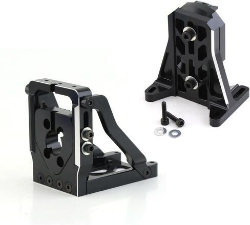 حامل المحرك الأمامي RC 7760 مناسب لـ TRAXXAS 1/5 X-Maxx 6S، X-Maxx 8S، 1/6 XRT 8S Monster Truck، جزء ترقيات محرك من سبائك الألومنيوم، سيارة التحكم عن بعد سريعة الإصدار (أسود) in Kuwait