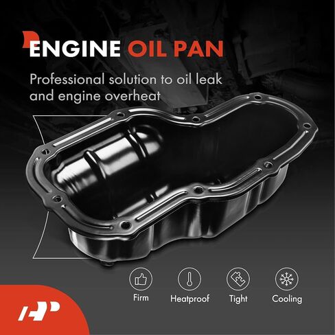 A-Premium Lower Engine Oil Pan Sump with Drain Plug Compatible with Nissan Frontier 2005-2019 Pathfinder 2005-2012 Xterra 2005-2015 NV1500 NV2500 NV3500 Suzuki Equator 4.0L in Saudi Arabia