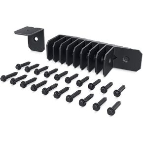 OZCO 51717 Ironwood 2-inch Rafter Clips, (10 per Pack) , Black in Saudi Arabia