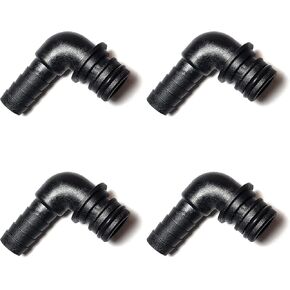 Detoria Quad Port Fittings for Quad Water System Pump (1/2" Hose Barb - 90° Elbow) in Kuwait