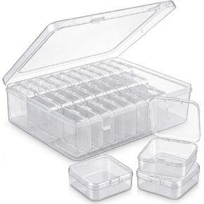 Bead Organizer Box, Mini, Clear, White in Kuwait