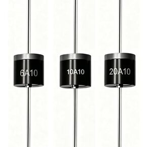 Tnisesm 20 Pcs 6A10, 10A10, 20A10 Rectifier Diode Kit 1000 Volt Electronic Silicon Diodes 6A10-10A10-20A10 in Saudi Arabia