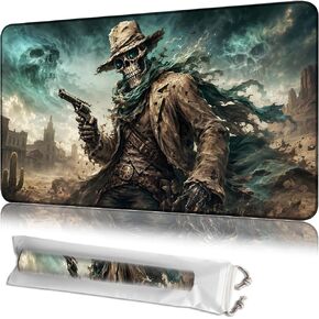 Playmat 24" x 14" with Magic Zones for MTG Card Game Playing, Board Game Mat for Card Breaking Commander Deck Gaming Card Game Battles Mat with Storage Bags, Dragon Flowers Spell Books in Kuwait