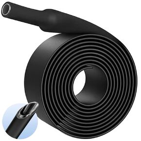 TKDMR 65 Ft 3/8" Heat Shrink Tubing - 3:1 Ratio Marine Grade Heat Shrink,Wire Cable Adhesive Lined Tube Insulation Seal Against Moisture Corrosion and Air Leakage.Black in Saudi Arabia