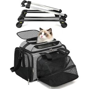 Airline Approved Cat Carrier for Small Dogs – Soft-Sided Travel Pet Carrier in Kuwait
