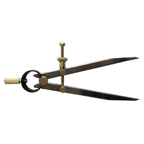 Precision Spring Divider Caliper Rapid Adjust Compass-Flat Leg (6"/150mm) in Kuwait