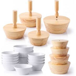 Juexica 3 Pack Pottery Bowl Molds, 3 Size 8/24/41oz Ramekin Plaster Molds in Kuwait