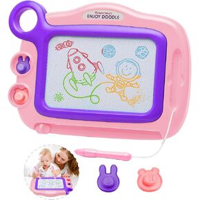 Magnetic Drawing Board for Kids Age 3-5, Erasable Doodle Pad Travel Toy in Kuwait
