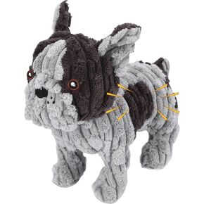 Letsmeet Squeaky Dog Toy with Crinkle Paper, Soft Puppy Teething Toys to Relieve Boredom, Interactive Plush Chew Toys for Small & Medium Dogs in Saudi Arabia