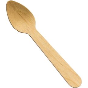 Perfect Stix 6.25" Wooden Cutlery Spoons- Pack of 250ct,Light Brown in Saudi Arabia