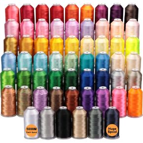 New brothread 25 Basic Color Huge Spool Polyester Embroidery Machine Thread in Kuwait