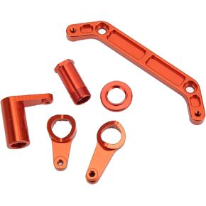 RC Steering Assembly Aluminum Alloy Upgrade Parts (Blue) in Kuwait