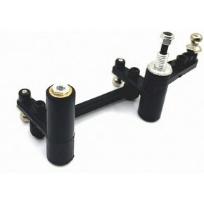 Chosertory RC Car Steering Assembly for 1 10 Scale Model Cars with Connecting Arms and Metal Fasteners for Reliable Directional Movement Suitable for Workshop Repairs and Custom Projects in Kuwait