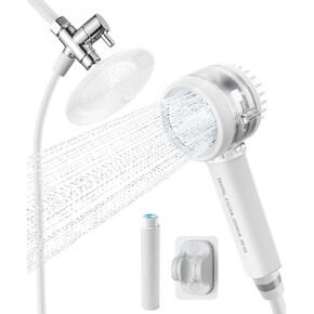Premium Filtered Dog Shower Attachment,3-Mode Shower Head with Pause Switch in Kuwait