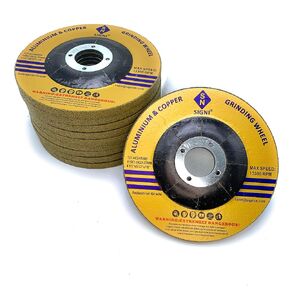 Aluminum Grinding Wheel 4 1/2 for Aluminum Copper Non-Ferrous 10 Pack (Not Load While Grinding) in Saudi Arabia