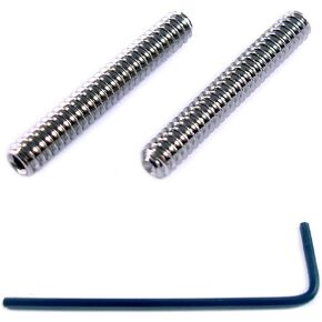 مجموعة مقابس 4-40 × 1/8 بوصة من الفولاذ المقاوم للصدأ 10 عبوات مع مفتاح ربط سداسي 050 in Kuwait