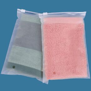 Clear Zipper Bags for Organizing, 50 Pcs 14x18 Inch Heavy Duty Clear Poly Bags for Shipping, Clear Plastic Gift Bags Ziplock Plastic Mailing Bags Shipping Bags with Vent Holes, 3 Mil in Saudi Arabia