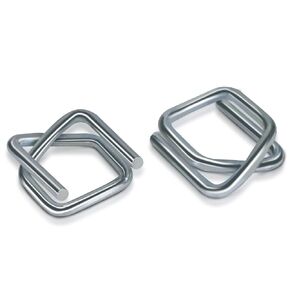 NVOYAJUAN Heavy Duty Galvanized Wire Buckle for 1/2" Width Cord Strapping (Pack of 50)-Wire Buckles with Galvanized Coating in Kuwait