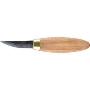 Flexcut Wood Carving Knives | Sloyd Knife | 1095 High Carbon Steel Blade | 7-1/2 inch Length | 2-7/8 inch No-Flex Blade with Extended Tang | Ergonomic Cherry Hardwood Handle | KN50 |Made in the U.S.A. in Kuwait