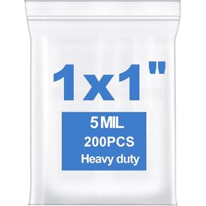 100 PCS 4" x 6" Thick 4 Mil Clear Zip Poly Bags Plastic Reclosable Zip Seal Lock Bags Heavy-Duty Photo Cards Snacks Seeds Zipper Bag in Saudi Arabia