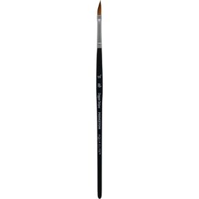 Princeton Aqua Elite Mini Dagger Brush, Synthetic Bristles, Short Handle Watercolor Paintbrush, Matte Black, Size 1/8", 1 Count in Saudi Arabia