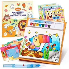 JoyCat Watercolor Painting & Creative Sticker Book (Ocean Princess) in Kuwait
