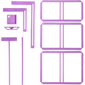 9Pcs Book Binding Easy Scrapbooking Tools Book Binding Kit Bookbinding Kit Supplies Complete Great Stencils and Cutter Guide for Journal Notebook DIY Projects Scrapbooking Bookbinding in Saudi Arabia