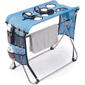 8-Hole Pet Grooming Bath Stand for Small Medium Dogs Cats, Foldable Frame in Saudi Arabia