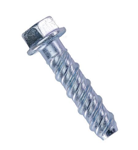 CONFAST® LDC38212 3/8" x 2-1/2" Zinc Plated Large Diameter Concrete Screw for Anchoring to Masonry, Brick or Block (25 per Box) in Kuwait