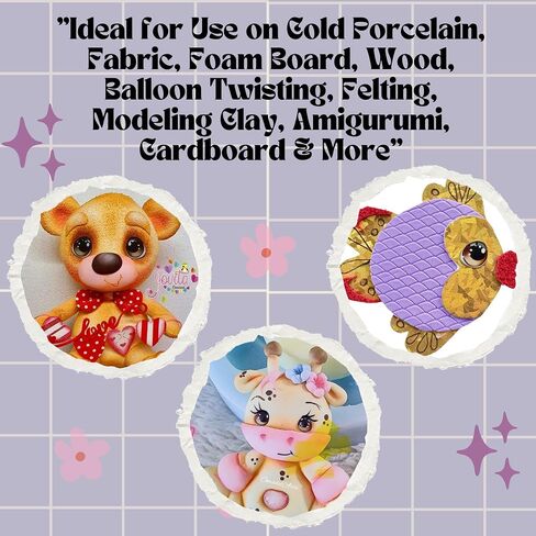 Googly Eyes Self Adhesive, Brown 3D Resin 58 Pcs Cold Porcelain Doll Crafts in Kuwait