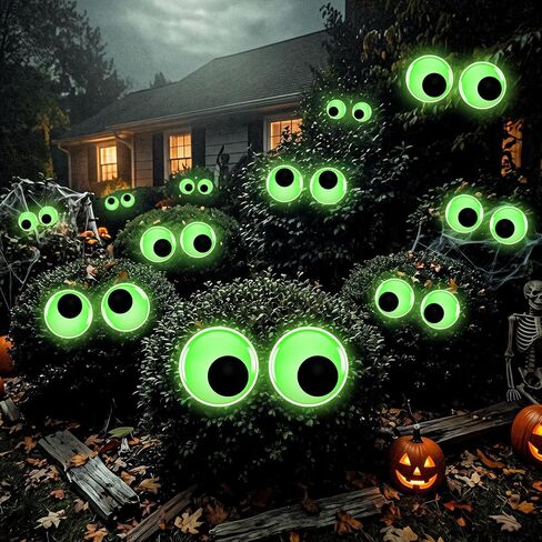 12 Pcs Luminous Googly Eyes for Bushes, Giant 3D Wiggle Eyes in Kuwait