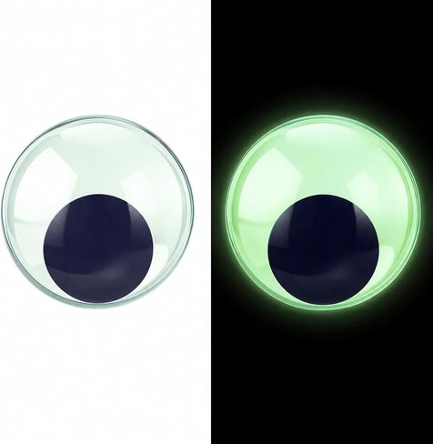 2 Pcs Giant Googly Eyes Self Adhesive Glow in The Dark Large Googly Eyes in Kuwait