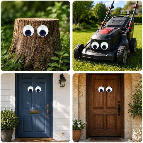 2 Pcs Giant Googly Eyes Self Adhesive Glow in The Dark Large Googly Eyes in Kuwait