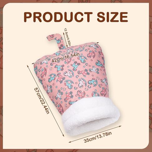 Cat Sleeping Bag for Indoor Cats, Comfortable Warm Semi-Enclosed Cat Winter Sleeping Bag Pet Bed with Cave for Cats 6-8kg (Pink) in Kuwait