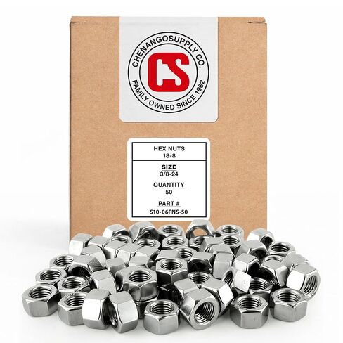 Stainless 3/8-24 x 1-1/4" Hex Head Bolts (3/4" to 5" Length in Listing), 304 Stainless Steel, SAE Fine Thread, 25 Pieces (3/8-24 x 1-1/4") in Kuwait
