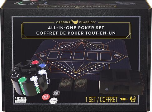 Spin Master Games 300-Piece Casino Poker Set in Metal Case Classic Game in Kuwait