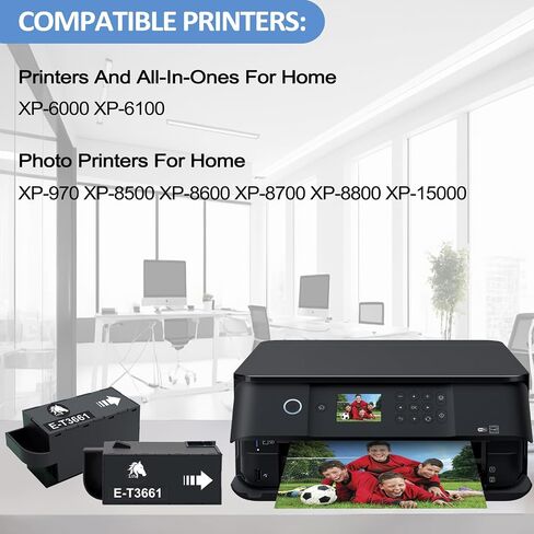 2-Pack E-T3661 Ink Maintenance Box Compatible for T3661 T366100 in Kuwait