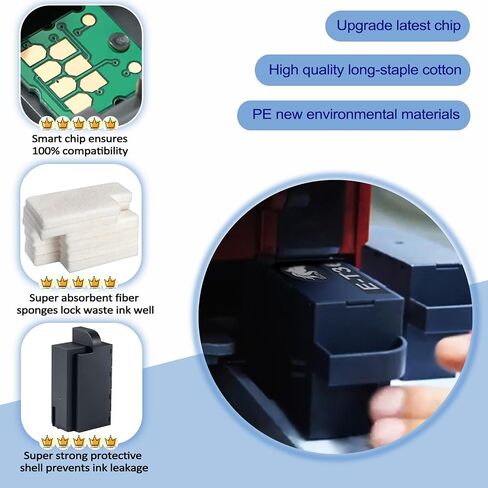 2-Pack E-T3661 Ink Maintenance Box Compatible for T3661 T366100 in Kuwait