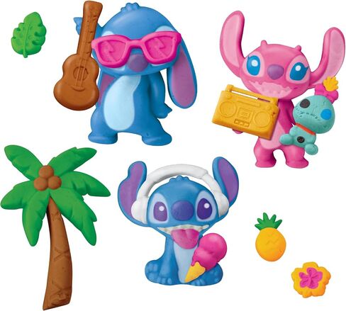 Stitch Softee Dough Making Kit, Stitch Figure Maker Using Softee Dough Modeling Compound, Stitch Arts and Crafts Toy for Girls and Boys 3 and Up in Kuwait