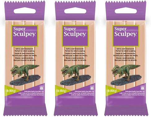 Sculpey Super Sculpturing Compound 1 lb. box, Beige in Kuwait