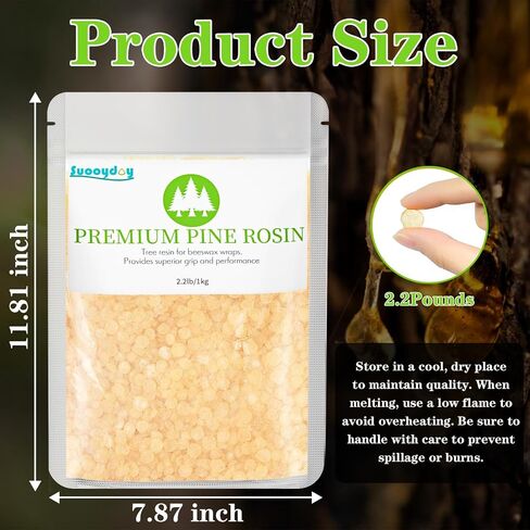 2.2 Pound Pine Resin Natural Pine Rosin Beeswax Wraps in Kuwait
