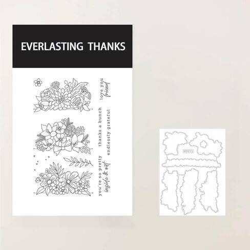 2026 New Stamps and Dies Set for Card Making (M9731 Elegant Leaves) in Kuwait