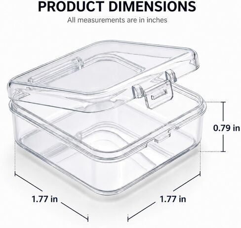 Bead Organizer Box, Mini, Clear, White in Kuwait