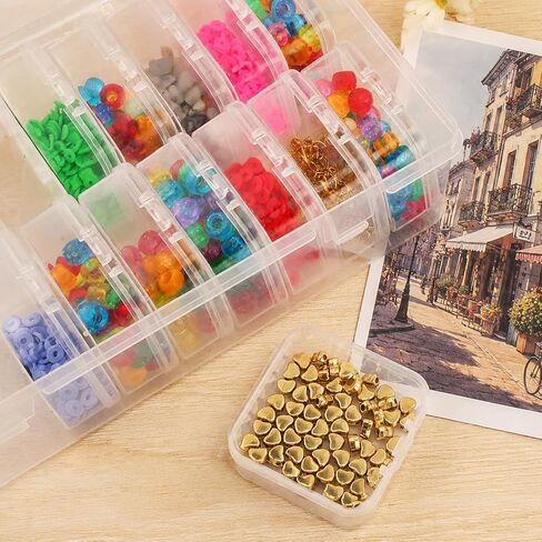 Bead Organizer Box, 31‑Pcs Small Plastic Storage Box, Mini Plastic in Kuwait