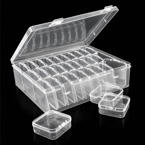 Bead Organizer Box, 31‑Pcs Small Plastic Storage Box, Mini Plastic in Kuwait