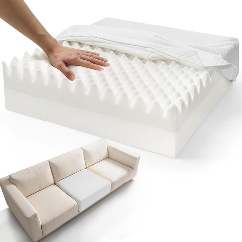LILXIU 24"x24"x6" Egg Crate Foam Couch Cushion Replacement in Kuwait
