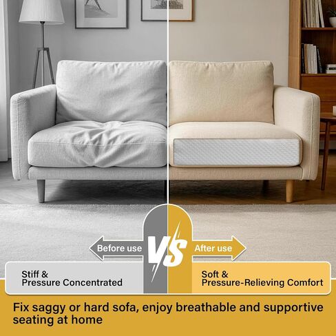 LILXIU 24"x24"x6" Egg Crate Foam Couch Cushion Replacement in Kuwait