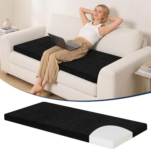 idee-home Sofa Topper Pad for Couch Cushion Support 59 x 27.5 in in Saudi Arabia