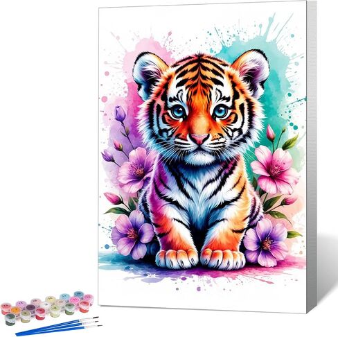 Framed Paint by Numbers Kit for Adults, Black Cat Bathroom Decor 8x12 Inch in Kuwait