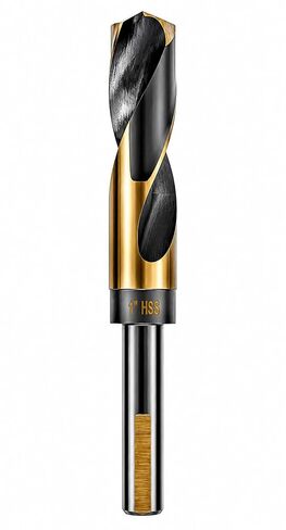 15/16 in. HSS Silver and Deming Drill Bit 1/2" Reduced 3-Flat Shank Golden/Black Oxided 135 Deg.Split Point in Kuwait